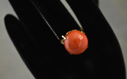 さんごの吉良:珊瑚リング15高知県宿毛市540000衣類・装飾品・工芸品アクセサリー