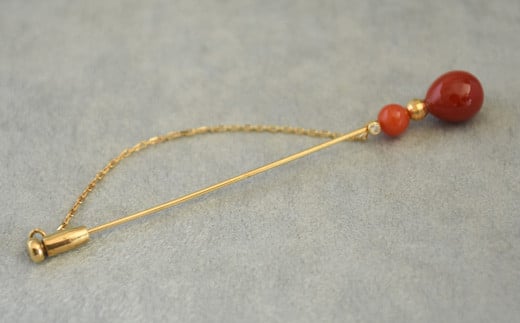 さんごの吉良:珊瑚ブローチ16高知県宿毛市480000衣類・装飾品・工芸品アクセサリー
