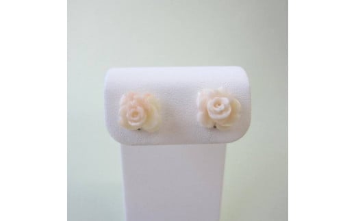 珊瑚職人館の珊瑚ピアス69高知県宿毛市36000衣類・装飾品・工芸品アクセサリー