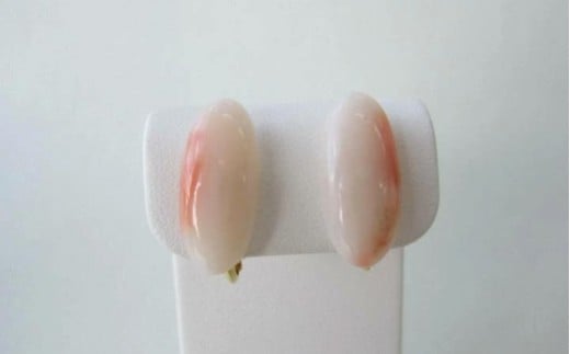 珊瑚職人館の珊瑚のイヤリング56高知県宿毛市12000衣類・装飾品・工芸品アクセサリー