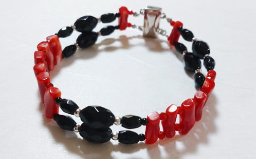 海の秘宝珊瑚:ブレスレット03高知県宿毛市180000衣類・装飾品・工芸品アクセサリー