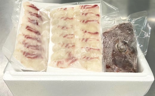 鯛しゃぶセット(お頭入り)高知県宿毛市12000魚介・海産物鮮魚