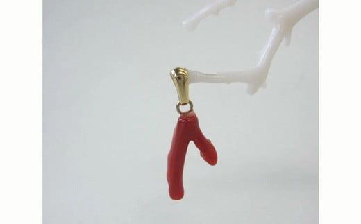 珊瑚職人館の珊瑚ペンダント186高知県宿毛市6000衣類・装飾品・工芸品アクセサリー
