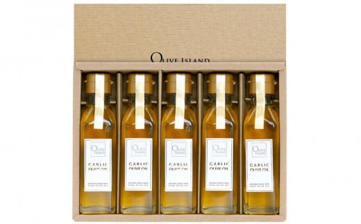 ガーリックオリーブオイル5本入ギフト(120ml×5本)香川県小豆島町18000調味料・油食用油