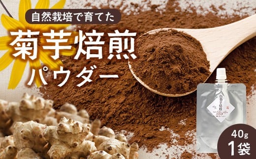 白色菊芋焙煎 パウダー (40g×1袋) SK-3| コーヒー 菊芋 パウダー ノンカフェイン 野菜茶 きくいも お茶 焙煎 ギフト グルメ お取り寄せ 鹿児島県 南大隅町 島子農園鹿児島県南大隅町5500お