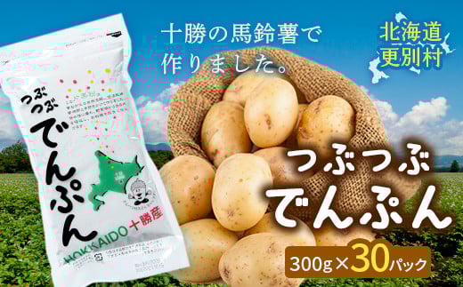 北海道十勝更別村「つぶつぶでんぷん300g」×30パック F21P-1105北海道更別村34000鍋セット・総菜・加工食品その他 鍋セット・総菜・加工食品