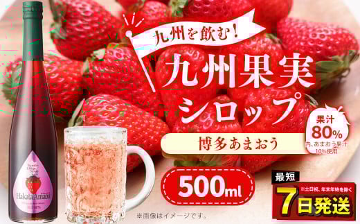 九州を飲む!九州果実 シロップ あまおう 500ml 1本 約25杯分 フルーツ 果物 いちご 苺 ジュース熊本県水俣市7000鍋セット・総菜・加工食品その他 鍋セット・総菜・加工食品