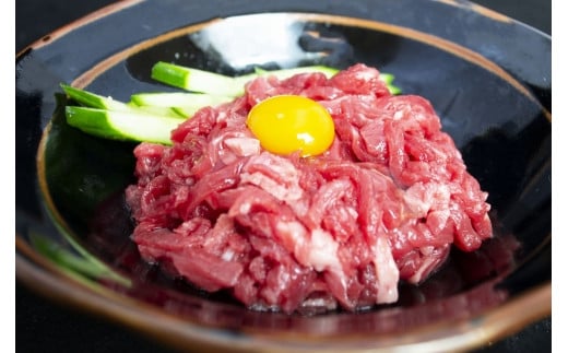 熊野牛ユッケ 10個入り(タレ・粉山椒付) 【SW69】和歌山県海南市44500肉牛肉