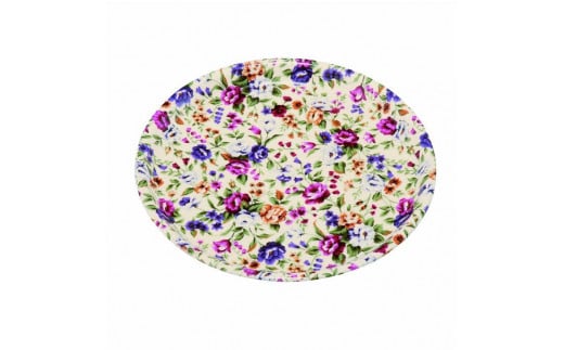 カラートレー 布貼丸盆 27cm プチローズ【YG33】和歌山県海南市16000雑貨・日用品食器・グラス