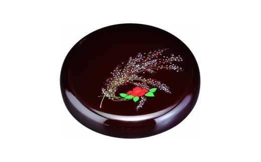 6.0寸 菓子器 溜 雪小町【YG95】和歌山県海南市14500雑貨・日用品食器・グラス