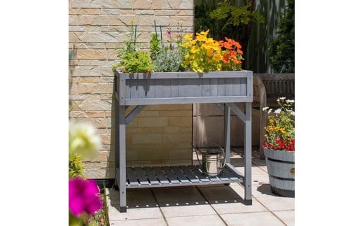 57936500 レイズドベッド ハーブプランター グレイウォッシュ和歌山県海南市76000衣類・装飾品・工芸品その他 装飾品・工芸品