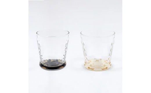 みよし漆器本舗 紀州塗り ぬりもん de Verre フリーグラス 蒔絵 万葉鶴 金鶴 ペアグラス 250ml和歌山県海南市20000雑貨・日用品食器・グラス