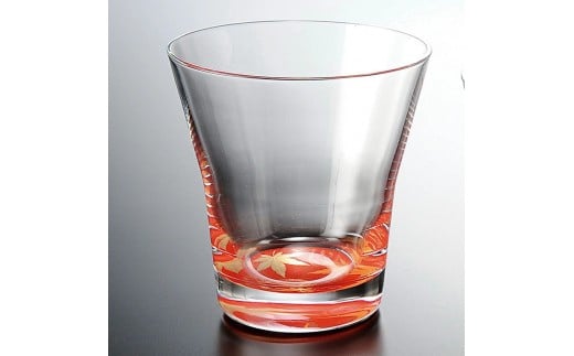 みよし漆器本舗 紀州塗り ぬりもん de Verre フリーグラス 紅葉 赤 210ml和歌山県海南市10000雑貨・日用品食器・グラス