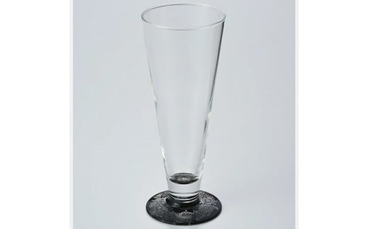 みよし漆器本舗 紀州塗り ぬりもん de Verre ピルスナーグラス 銀 蒔絵 ボタニカル 285ml和歌山県海南市10500雑貨・日用品食器・グラス