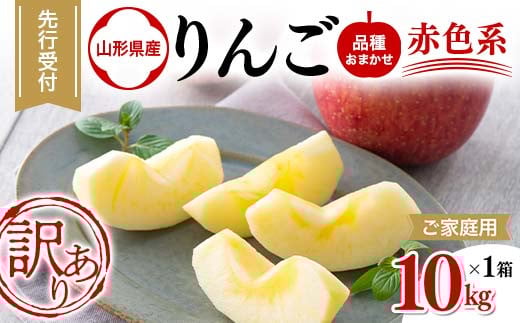 FYN9-967 【農業者支援】ご家庭用 2025年 山形県産 品種おまかせ りんご 赤色系 約10kg 2025年10月上旬から順次発送 果物 くだもの フルーツ 林檎 リンゴ アップル 秋果実 生産者支援 農業者支援