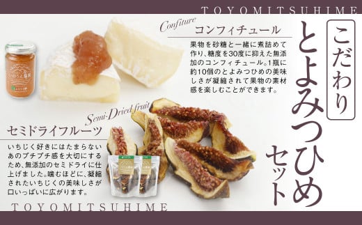 こだわり とよみつひめ セット (コンフィチュール・セミドライフルーツ) いちじく福岡県遠賀町12000果物・フルーツその他 果物・フルーツ