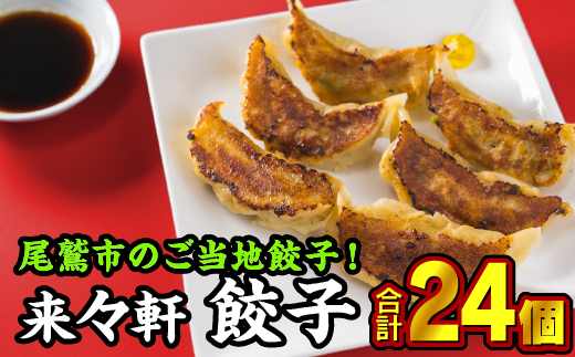来々軒 こだわりの手作り餃子 12個入り×2箱《ご当地餃子》LI-1三重県尾鷲市10000鍋セット・総菜・加工食品総菜
