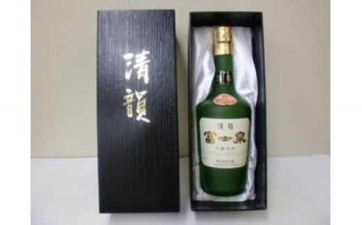大吟醸 清韻 富士泉 720ml 1本 せいいん 日本酒 アルコール 16度 お酒 銘酒 地酒 ブランド酒 藤田酒造店 酒 吟醸酒 希少 山田錦 清酒 お酒好き プレゼント ギフト 贈答品 贈答用 贈答 お祝い 化