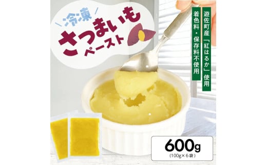 1180SA600G 冷凍さつまいもペースト600g(100g×6袋)山形県遊佐町6000野菜・きのこじゃがいも・イモ類