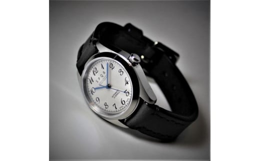<腕時計 機械式>Ventuno st 復刻版×SOMES三つ折れバックル(文字盤アイボリー)【バンド】レザー(ブラウン)【腕時計 時計 ブランド SPQR スポール メンズ レディース 男女兼用 ギフト プレ