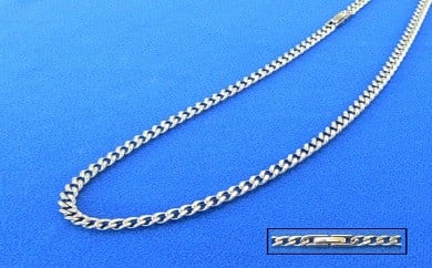 006-004 純チタンネックレス【6mm喜平】 45cm長野県岡谷市60000衣類・装飾品・工芸品アクセサリー