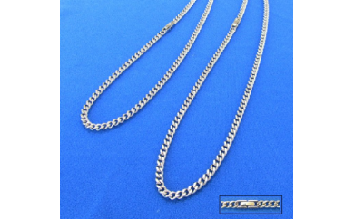 013-033 純チタンネックレス(ペア)【6mm喜平】 45cm,55cm長野県岡谷市130000衣類・装飾品・工芸品アクセサリー