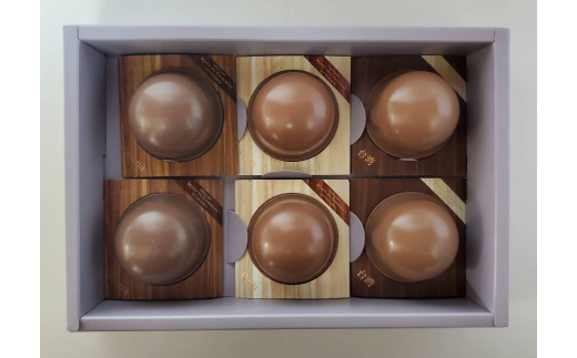 <マジ ドゥ ショコラ> クレームショコラ 6個入【高島屋選定品】スイーツ 洋菓子 チョコレート菓子 プリン チョコレート 人気 ギフト プレゼント 贈り物 贅沢 ご褒美 東京 二子玉川 デパ