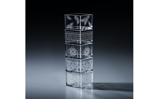 【TOMONARI】アクリル升 mas/mas(マスマス)0.3合 5個セット クメール柄【世田谷みやげ】升 食器 酒器 コップ セット 日用品 工芸品 インテリア アクリル お土産 小物入れ 小物 ギフト プレゼ