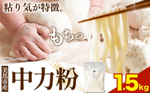 中力粉 1.5kg 美馬市産 《30日以内に発送予定(土日祝除く)》実森ラボラトリー株式会社 自家製小麦のお店mimori  徳島県 美馬市 お菓子 パン 小麦 麺徳島県美馬市8000鍋セット・総菜・加工食品そ