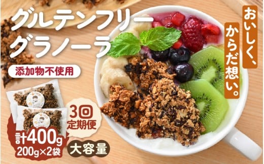 定期便 ≪3ヶ月連続お届け≫ おやつグラノーラ 大容量 大袋 2袋入り (200g×2袋) 添加物・白砂糖不使用 【オートミール アーモンド おから 小豆 おやつ 健康 栄養 ヨーグルト 牛乳 シリアル 朝