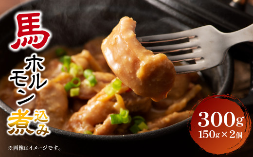馬ホルモン 煮込み 150g×2個熊本県西原村7000肉ジビエ