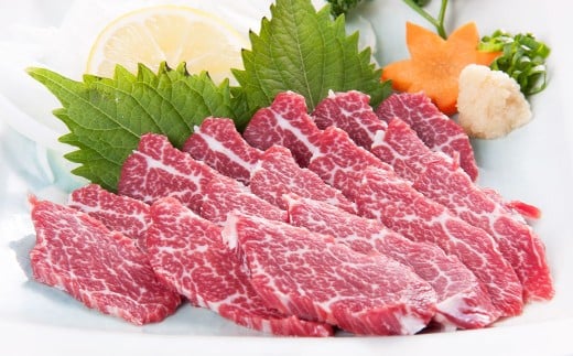 【桜屋】貝の身(カイノミ) 馬刺し 300g (専用醤油付き:150ml×1本) 馬肉 馬刺 お肉 コザシ 霜降り しょうゆ 冷凍 熊本県 西原村熊本県西原村32000肉ジビエ
