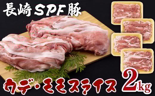 B121p 長崎SPF豚切り落とし(2s)セット長崎県佐世保市16500肉豚肉