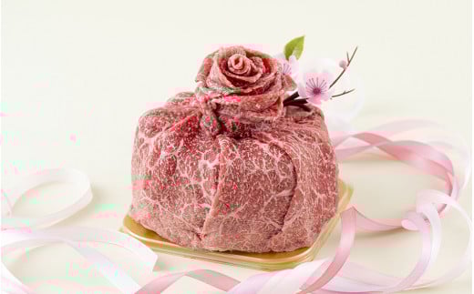 B189p 長崎和牛赤身肉ケーキ(380g)長崎県佐世保市27500肉牛肉