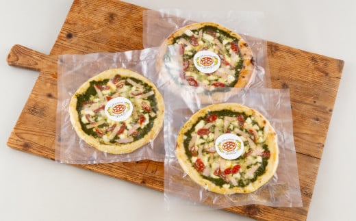 E134p ミシュラン掲載PIZZA ジェノベーゼ3枚セット長崎県佐世保市22000鍋セット・総菜・加工食品その他 鍋セット・総菜・加工食品