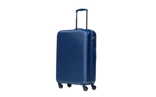 G527 【5〜14泊用 抜群の安定感!】 ABS7352スーツケース L (ネイビーブルー) TSAロック ダイヤル式 軽量キャリーケース 国内スーツケース 海外キャリーケース キャリーバッグ 軽いスーツケー
