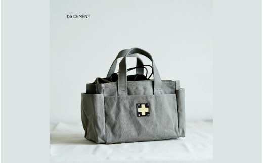 木の庄帆布 ミルクトートラウンドバッグ#06 CEMENT / BLACK大阪府東大阪市66000衣類・装飾品・工芸品鞄・バッグ