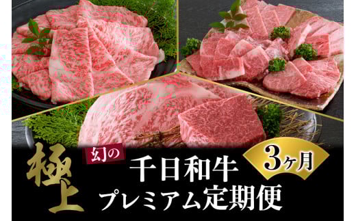 【数量限定】★肉の至宝★ 山形牛【千日和牛】旨味とろける和牛3ヶ月定期便山形県河北町120000肉牛肉