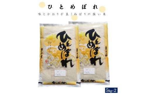 令和6年産 ひとめぼれ10kg(精白、5kg×2)鳥取県米子市37000米・パン白米