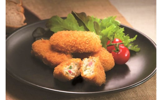 〈大山ハム〉熟成ベーコンとほうれん草のクリームコロッケ  合計1.68kg 冷凍(CF-3)鳥取県米子市8000肉その他 肉