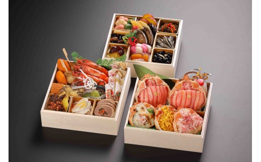 【先行予約】蟹づくし献上おせち 新春 おせち料理  3〜4人前鳥取県米子市87000鍋セット・総菜・加工食品その他 鍋セット・総菜・加工食品