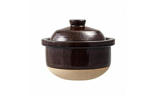 かまど名人carino 3合炊き 飴釉滋賀県甲賀市44000衣類・装飾品・工芸品その他 装飾品・工芸品