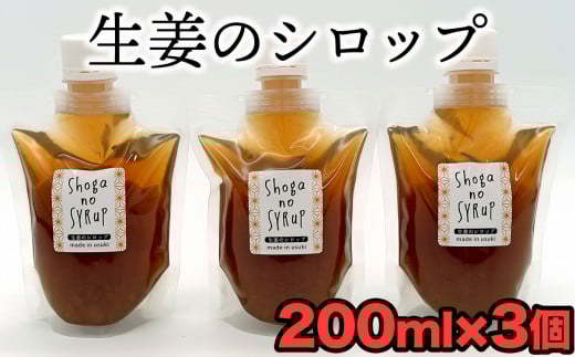 料理の調味料としても使える生姜シロップ(計600g)大分県臼杵市9000鍋セット・総菜・加工食品その他 鍋セット・総菜・加工食品