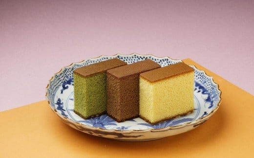 【7営業日以内発送】カステラ・チョコラーテ・抹茶カステラ 0.6号×各1本 / かすてら 洋菓子 おやつ お菓子 菓子 松翁軒 長崎名物 お土産 お取り寄せ 長崎県 長崎市長崎県長崎市16000菓子・