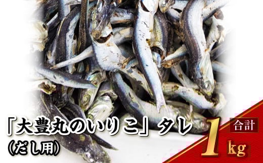 【7営業日以内発送】「大豊丸のいりこ」タレ (だし用) 1kg 煮干し 出汁 魚介類 水産物 国産 長崎長崎県長崎市12000調味料・油だし