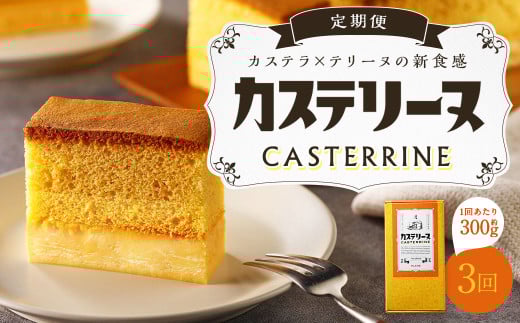【全3回定期便】長崎カステリーヌ 1本 合計3本 / タナカヤ カステラ かすてら スイーツ デザート お菓子 菓子 長崎県 長崎市長崎県長崎市34000菓子・スイーツケーキ・カステラ