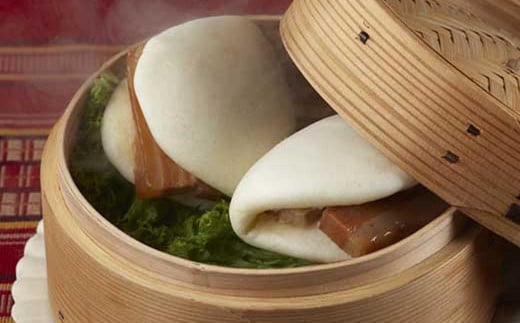 【全12回定期便】料亭仕込みの長崎角煮 琥珀まんじゅう 5ケ / 角煮まんじゅう 角煮饅頭 角煮まん 角煮 豚肉 お肉 ご当地グルメ 長崎県 長崎市長崎県長崎市150000肉その他 肉