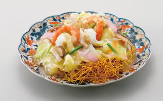 【7営業日以内発送】【贈答用】【具材付き】長崎 皿うどん 計4人前 / 冷凍皿うどん 揚麺 麺類 冷凍 みろくや 長崎県 長崎市長崎県長崎市16000麺その他 麺