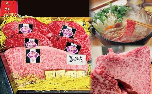 【全3回定期便】長崎和牛 出島ばらいろ レギュラータイプF / 和牛 お肉 肉 牛肉 国産 ヒレ サーロイン ミスジ ヒウチ 焼肉 ステーキ すき焼 鍋 長崎県 長崎市長崎県長崎市186000肉牛肉