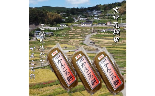 長崎外海かんころもち 3本 セット 無添加 手作り ふるさと納税 / 菓子 和菓子 おやつ デザート 餅 芋 いも 郷土菓子 長崎県 長崎市長崎県長崎市11000米・パン玄米・雑穀米・もち米・餅